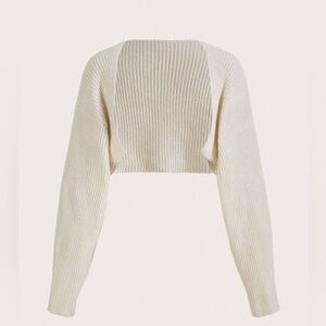 Solid Crop Cardigan